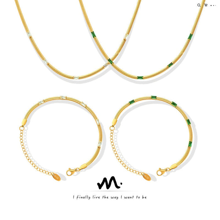 Wholesale high-grade sense of the year of the tiger zircon inlaid Necklace JDC-NE-MiLi007 Necklaces 谜丽 Wholesale Jewelry JoyasDeChina Joyas De China
