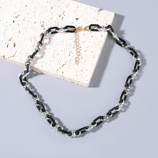 Wholesale hip hop alloy resin CCB Necklace JDC-NE-JL138 necklaces JoyasDeChina Wholesale Jewelry JoyasDeChina Joyas De China