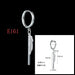 Wholesale hip hop chain stainless steel fashion punk sweet cool wind Earrings JDC-ES-RXSFL008 Earrings 尚芙乐 SFLE161 Wholesale Jewelry JoyasDeChina Joyas De China