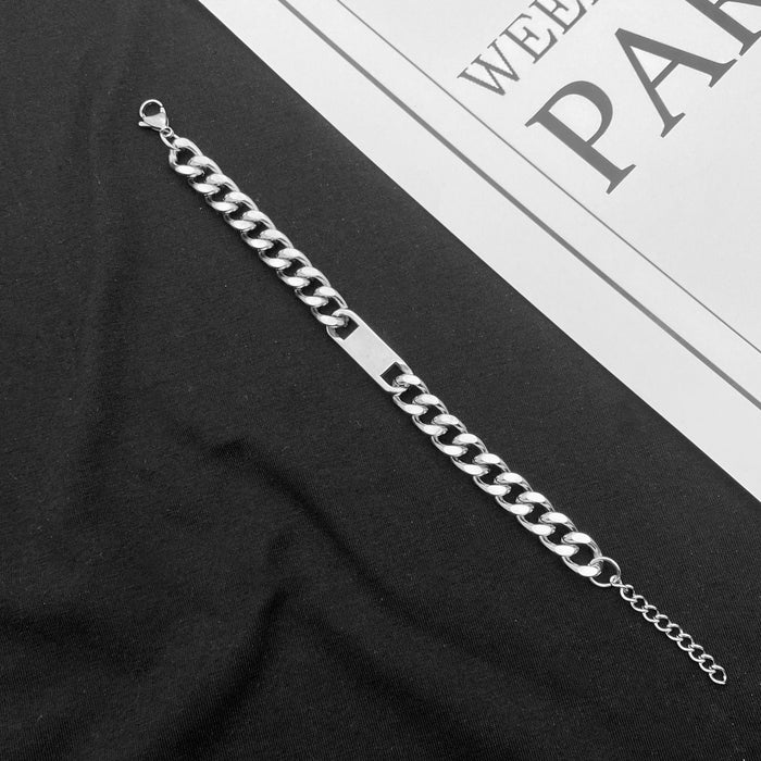 Wholesale Hip Hop Chain Titanium Steel Cuban Bracelet JDC-BT-JiuB006 Bracelet 玖柏 Wholesale Jewelry JoyasDeChina Joyas De China