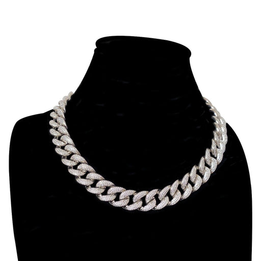Wholesale Hip Hop Electroplated Copper Zircon Cuban Necklace JDC-NE-JCheng001 Necklaces 骏诚 16 inches Wholesale Jewelry JoyasDeChina Joyas De China