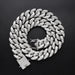 Wholesale Hip Hop Electroplated Copper Zircon Cuban Necklace JDC-NE-JCheng001 Necklaces 骏诚 Wholesale Jewelry JoyasDeChina Joyas De China