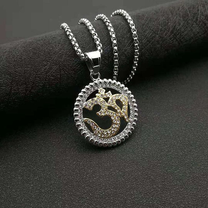 Wholesale Hip Hop Stainless Steel Gold Plated Pendant Charms JDC-CS-FY028 charms 福友 Wholesale Jewelry JoyasDeChina Joyas De China