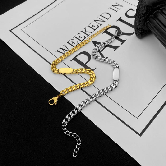 Wholesale Hip Hop Titanium Steel Cuban Bracelet JDC-BT-JiuB007 Bracelet 玖柏 Wholesale Jewelry JoyasDeChina Joyas De China