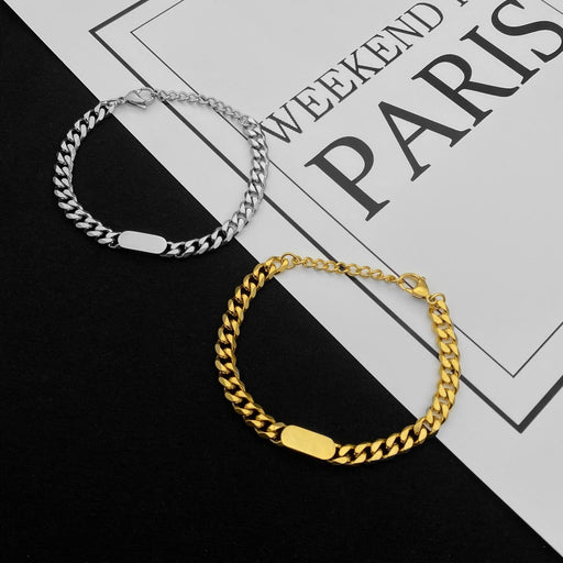 Wholesale Hip Hop Titanium Steel Cuban Bracelet JDC-BT-JiuB007 Bracelet 玖柏 Wholesale Jewelry JoyasDeChina Joyas De China