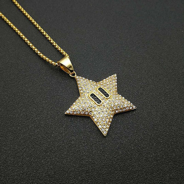 Wholesale Hip Hop Titanium Steel Gold Plated Pendant Charms JDC-CS-FY031 charms 福友 Wholesale Jewelry JoyasDeChina Joyas De China