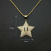 Wholesale Hip Hop Titanium Steel Gold Plated Pendant Charms JDC-CS-FY031 charms 福友 Wholesale Jewelry JoyasDeChina Joyas De China