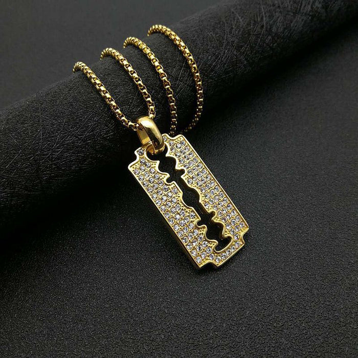Wholesale Hip Hop Titanium Steel Gold Plated Pendant Charms JDC-CS-FY040 charms 福友 Wholesale Jewelry JoyasDeChina Joyas De China