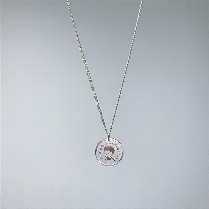 Wholesale hip hop titanium steel long money chain JDC-NE-MLQ017 Necklaces 米朗奇 Wholesale Jewelry JoyasDeChina Joyas De China