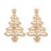 Wholesale hollow diamond Christmas Tree Earrings JDC-ES-MY215 Earrings 曼茵 Pearl inlay Wholesale Jewelry JoyasDeChina Joyas De China