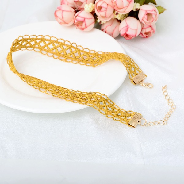 Bulk Jewelry Wholesale hollow lace lace necklaces JDC-NE-bq026 Wholesale factory from China YIWU China