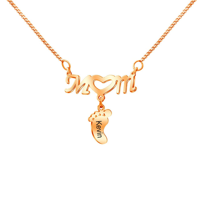 Wholesale hollow out doll stainless steel mother's Day gift Necklaces JDC-NE-Mail003 Necklaces 麦伦 Wholesale Jewelry JoyasDeChina Joyas De China