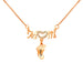 Wholesale hollow out doll stainless steel mother's Day gift Necklaces JDC-NE-Mail003 Necklaces 麦伦 Wholesale Jewelry JoyasDeChina Joyas De China