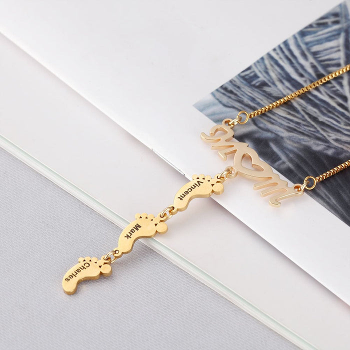 Wholesale hollow out doll stainless steel mother's Day gift Necklaces JDC-NE-Mail003 Necklaces 麦伦 Wholesale Jewelry JoyasDeChina Joyas De China