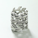 Wholesale hollow Rhinestone leaf ring JDC-RS-KQ060 Rings JoyasDeChina Wholesale Jewelry JoyasDeChina Joyas De China