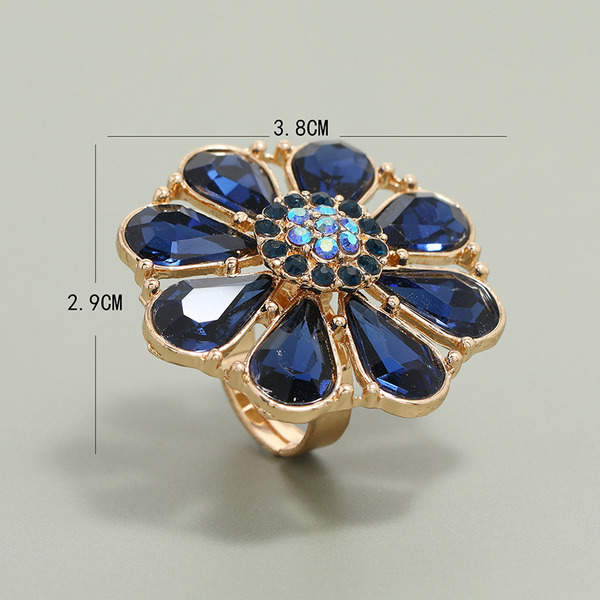 Wholesale hollowed out flower rings JDC-RS-KQ023 Rings JoyasDeChina Wholesale Jewelry JoyasDeChina Joyas De China