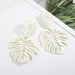 Bulk Jewelry Wholesale hollowed out large leafy beach earrings  JDC-ES-b060 Wholesale factory from China YIWU China