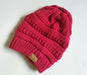 Wholesale horsetail hat fashion knitted hat JDC-FH-GSXK011 Fashionhat 雄魁 Orange CC Wholesale Jewelry JoyasDeChina Joyas De China