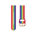 Wholesale Huawei Food grade silica gel printed silicone strap JDC-WD-Tair002 Watch Band 钛瑞 5 rainbow 20mm Wholesale Jewelry JoyasDeChina Joyas De China