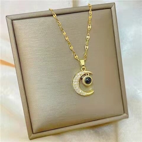Wholesale I love you versatile titanium necklaces JDC-NE-youw001 necklaces 优旺 Wholesale Jewelry JoyasDeChina Joyas De China