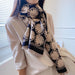 Wholesale imitation cashmere thick scarf in autumn and winter JDC-SF-SL049 scarf JoyasDeChina black 180cm Wholesale Jewelry JoyasDeChina Joyas De China
