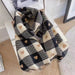 Wholesale imitation cashmere warm scarf in autumn and winter JDC-SF-GSCM015 scarf JoyasDeChina Black and white grid 65*180cm Wholesale Jewelry JoyasDeChina Joyas De China