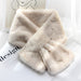 Wholesale imitation fur thickened scarf JDC-SF-GSCM011 scarf JoyasDeChina Regular -- Beige - Wholesale Jewelry JoyasDeChina Joyas De China