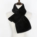 Wholesale imitation fur thickened scarf JDC-SF-GSCM011 scarf JoyasDeChina Thickened and widened - Black - Wholesale Jewelry JoyasDeChina Joyas De China