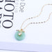 Wholesale Imitation Hetian Jade Zircon Alloy Necklace JDC-NE-XingL020 Necklaces 星銮 Wholesale Jewelry JoyasDeChina Joyas De China
