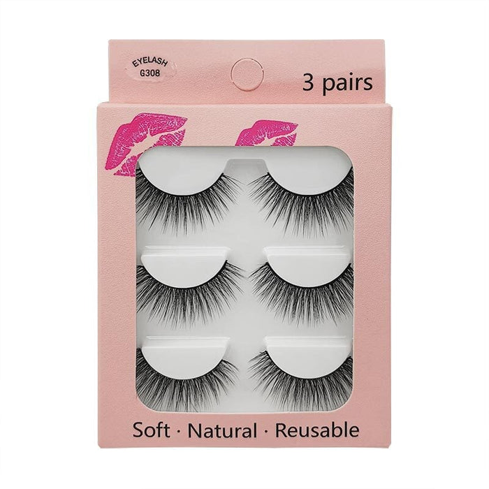 Wholesale imitation mink false eyelashes JDC-EY-LanJL001 Eyelashes 蓝睛琳 Wholesale Jewelry JoyasDeChina Joyas De China