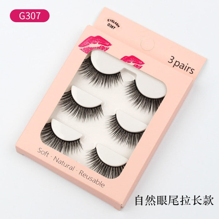 Wholesale imitation mink false eyelashes JDC-EY-LanJL001 Eyelashes 蓝睛琳 Wholesale Jewelry JoyasDeChina Joyas De China