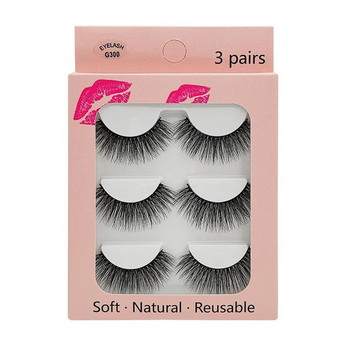 Wholesale imitation mink false eyelashes JDC-EY-LanJL001 Eyelashes 蓝睛琳 G300 Wholesale Jewelry JoyasDeChina Joyas De China