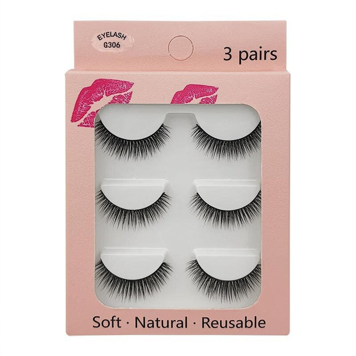 Wholesale imitation mink false eyelashes JDC-EY-LanJL001 Eyelashes 蓝睛琳 G306 Wholesale Jewelry JoyasDeChina Joyas De China