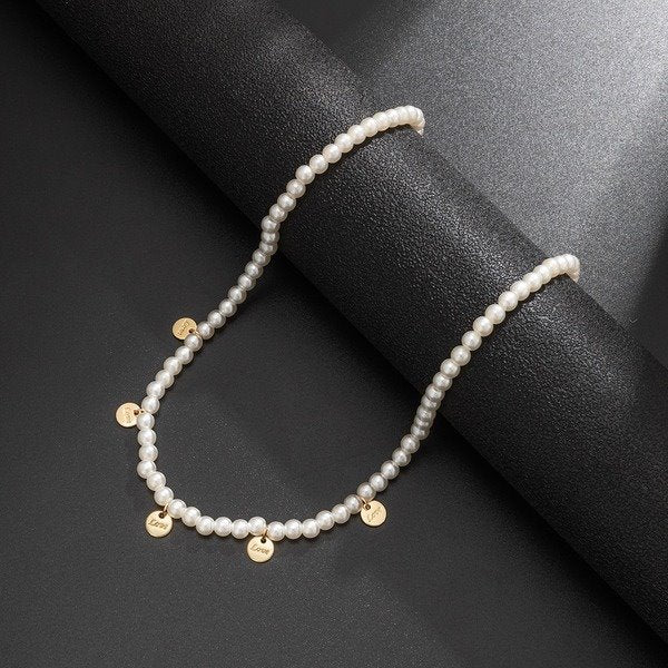 Wholesale Imitation Pearl Alloy Necklaces JDC-NE-DN054 Necklaces 道妮 Wholesale Jewelry JoyasDeChina Joyas De China