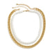 Wholesale Imitation Pearl Iron Chain Necklaces JDC-NE-DN078 Necklaces 道妮 Wholesale Jewelry JoyasDeChina Joyas De China