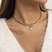 Wholesale Imitation Pearl Iron Chain Necklaces JDC-NE-DN082 Necklaces 道妮 4624 Wholesale Jewelry JoyasDeChina Joyas De China