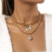Wholesale Imitation Pearl Iron Chain Necklaces JDC-NE-DN082 Necklaces 道妮 Wholesale Jewelry JoyasDeChina Joyas De China