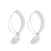 Wholesale Imitation Pearl Iron Hook Earrings JDC-ES-DN014 Earrings 道妮 Wholesale Jewelry JoyasDeChina Joyas De China