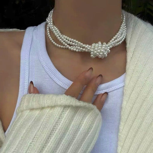 Wholesale Imitation Pearl Necklaces JDC-NE-DN076 Necklaces 道妮 Wholesale Jewelry JoyasDeChina Joyas De China
