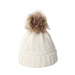 Wholesale imitation raccoon wool hat JDC-FH-GSYH097 FashionHat 予画 white Average code Wholesale Jewelry JoyasDeChina Joyas De China