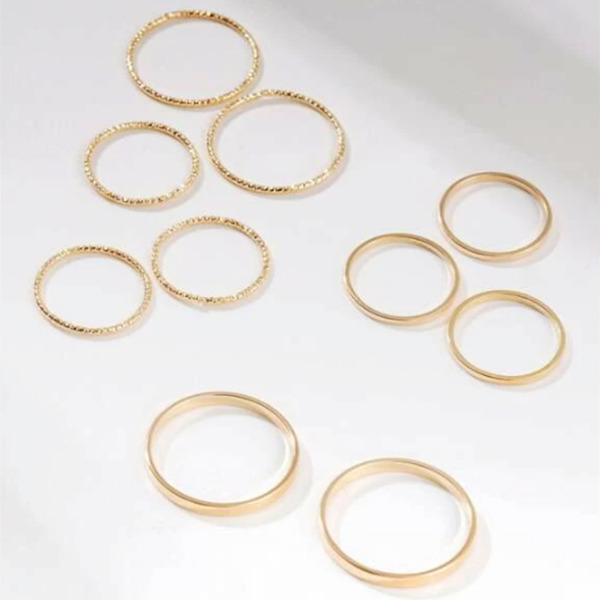 Wholesale independent packing 10 piece ring set JDC-RS-KQ020 Rings JoyasDeChina Wholesale Jewelry JoyasDeChina Joyas De China