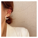 Wholesale inlaid pearl alloy earrings JDC-ES-TC156 Earrings JoyasDeChina Wholesale Jewelry JoyasDeChina Joyas De China