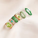 Wholesale inlaid rhinestone heart drip ring 6 piece set JDC-RS-F082 Rings 韩之尚 54783 / Wholesale Jewelry JoyasDeChina Joyas De China