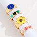 Wholesale inlaid rhinestone heart drip ring 6 piece set JDC-RS-F082 Rings 韩之尚 Wholesale Jewelry JoyasDeChina Joyas De China