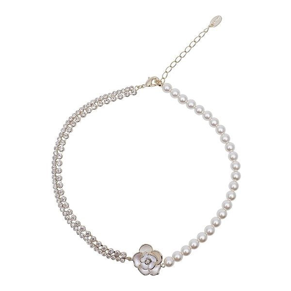 Wholesale ins French elegant high-end sweet Pearl Necklaces JDC-NE-JQ123 Necklaces 精巧 Wholesale Jewelry JoyasDeChina Joyas De China