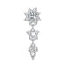 Wholesale inverted rod zircon navel nail puncture MOQ>2 JDC-UN-WH001 Piercings 威怀 27 steel color MOQ2 Wholesale Jewelry JoyasDeChina Joyas De China