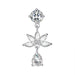 Wholesale inverted rod zircon navel nail puncture MOQ>2 JDC-UN-WH001 Piercings 威怀 Wholesale Jewelry JoyasDeChina Joyas De China