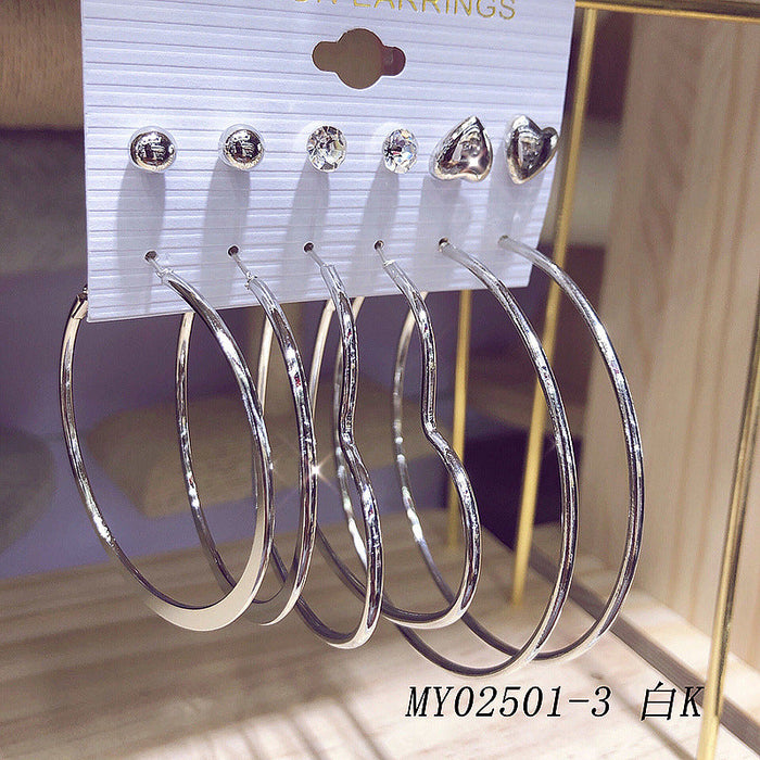 Wholesale iron alloy ABS earring set JDC-ES-JX006 Earrings 锦希 MY02501-3 set Wholesale Jewelry JoyasDeChina Joyas De China