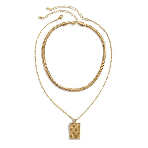 Wholesale iron chain alloy necklaces JDC-NE-DN070 Necklaces 道妮 Wholesale Jewelry JoyasDeChina Joyas De China