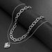 Wholesale Iron Chain Aluminum Chain Alloy Necklaces JDC-NE-DN079 Necklaces 道妮 Wholesale Jewelry JoyasDeChina Joyas De China